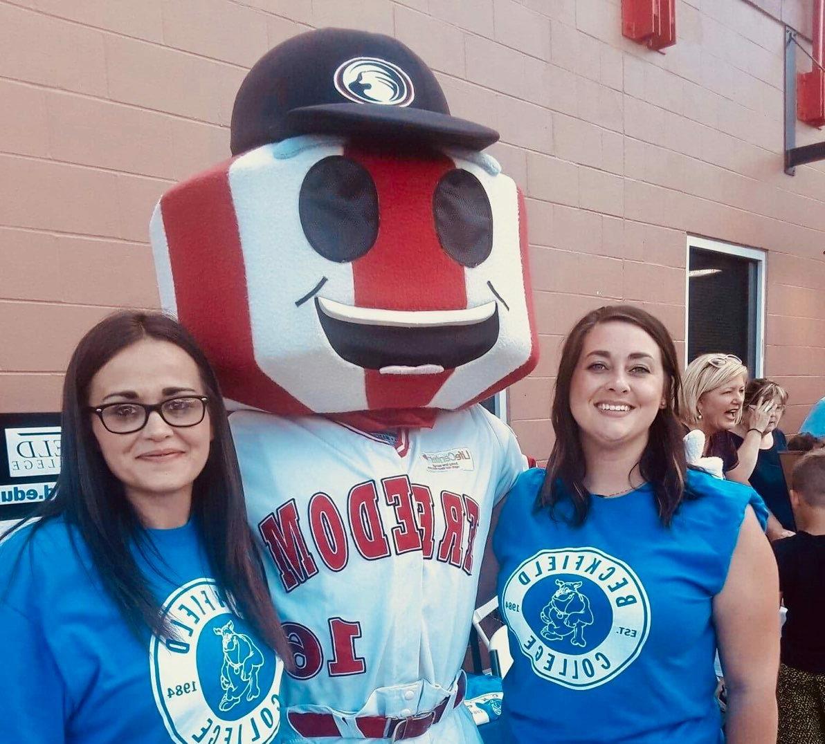 Florence Campus Life - Beckfield Students at Baseball Game - Beckfield College - Florence, KY